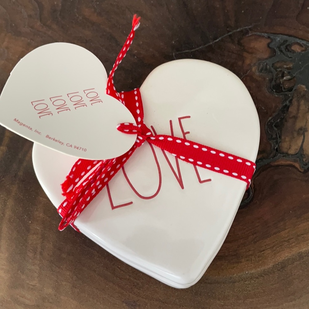 Rae Dunn LOVE Coaster Set